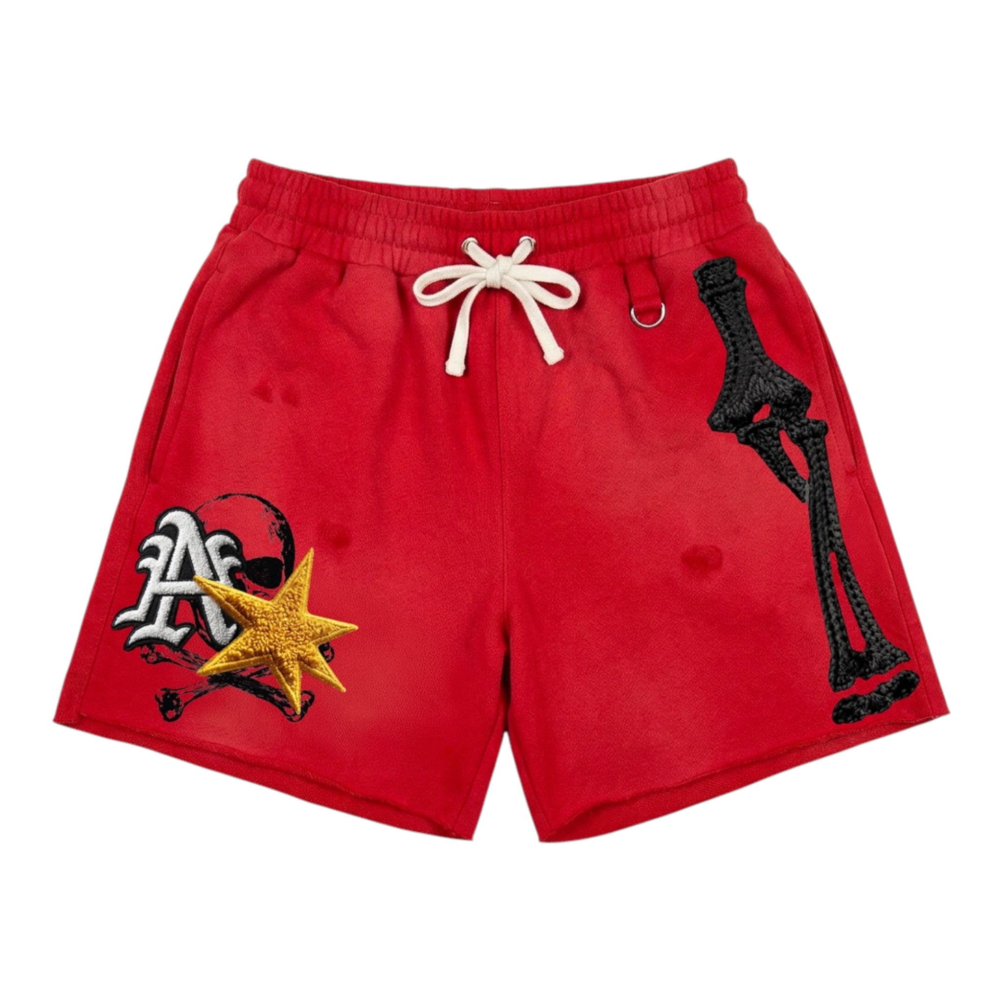 All Human "Cherry" Fleece Shorts