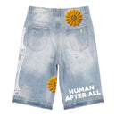 All Human "Life is Good" Denim Shorts