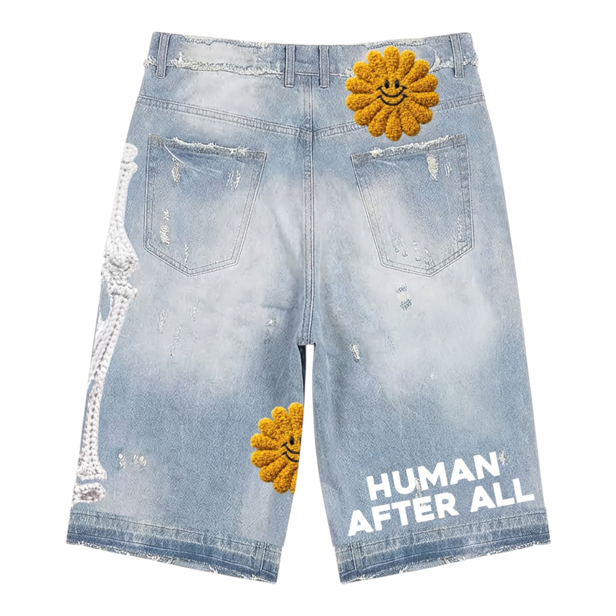 All Human "Life is Good" Denim Shorts