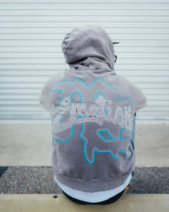 Mixed Emotion "Grey Rhinestone" Hoodie