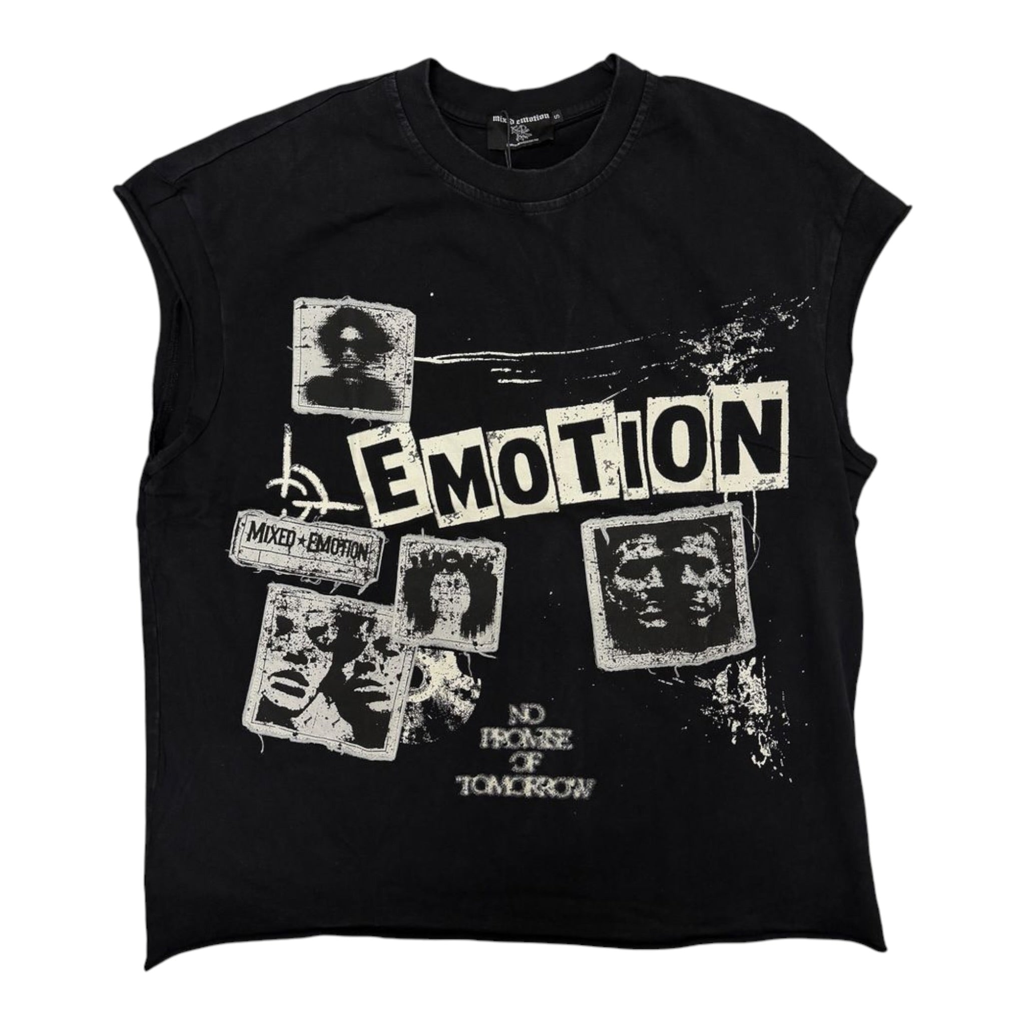 "Newspaper" Sleeveless T-Shirt