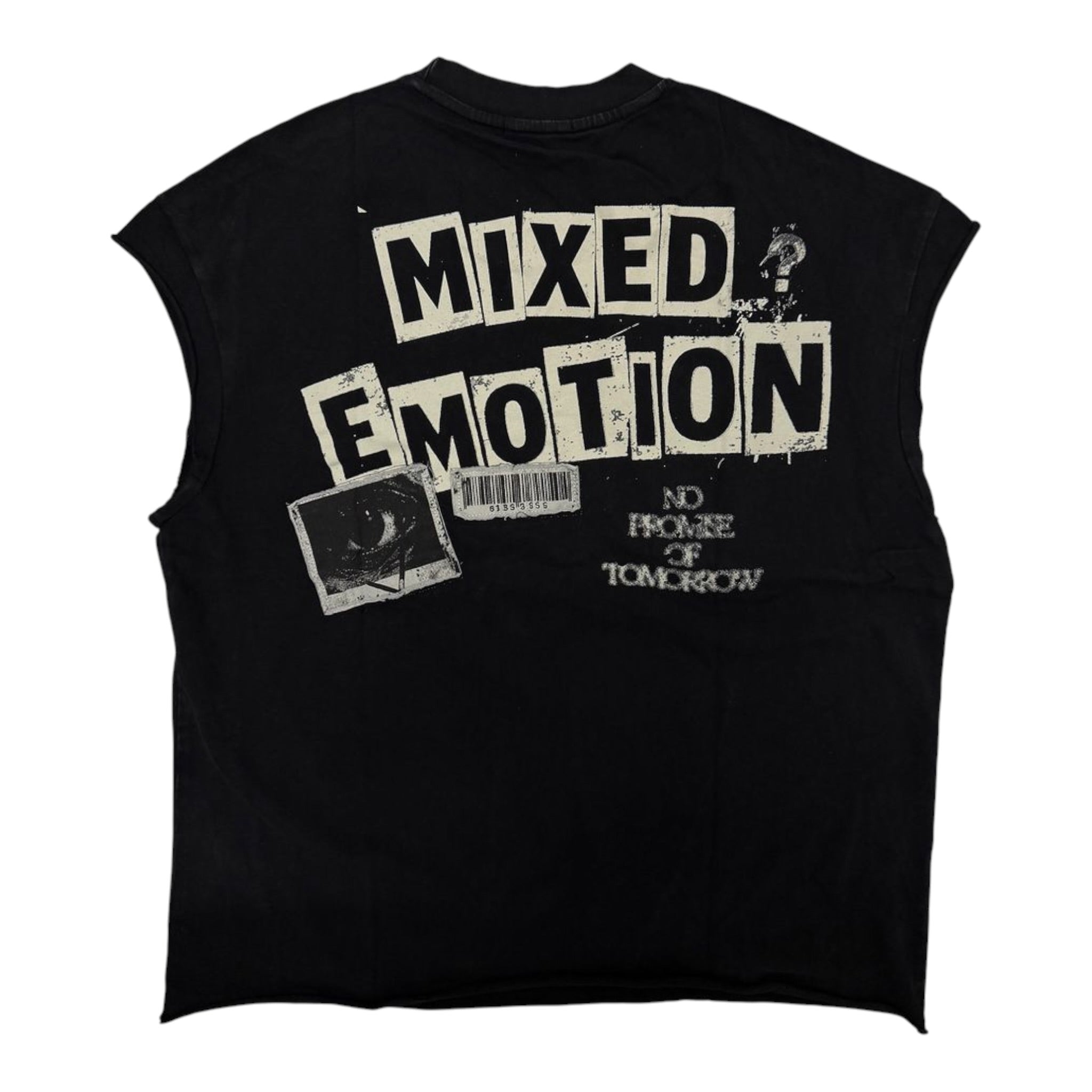 "Newspaper" Sleeveless T-Shirt