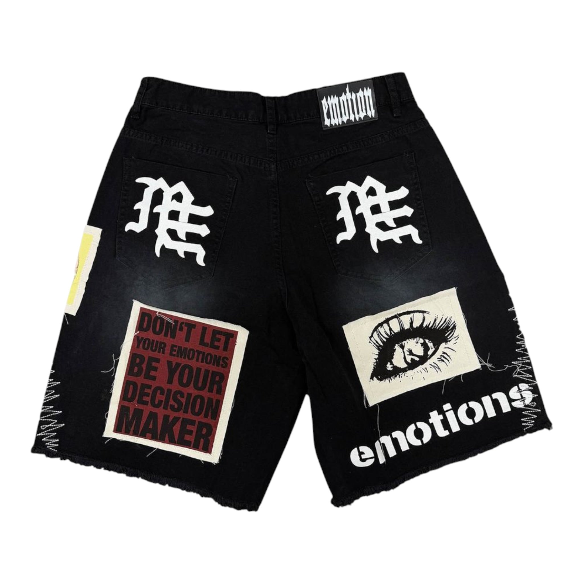 "Chaos" Carpenter Denim Shorts