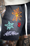 All Human "Wild Flower" Sweat Shorts