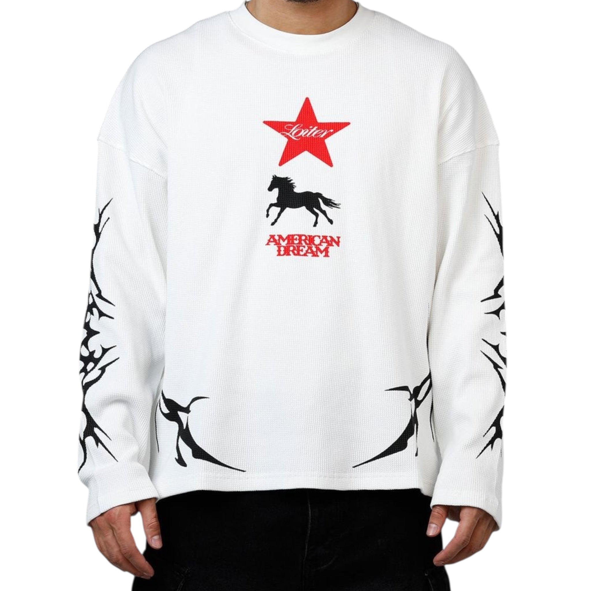 Loiter "American Dream" Waffle Long Sleeve