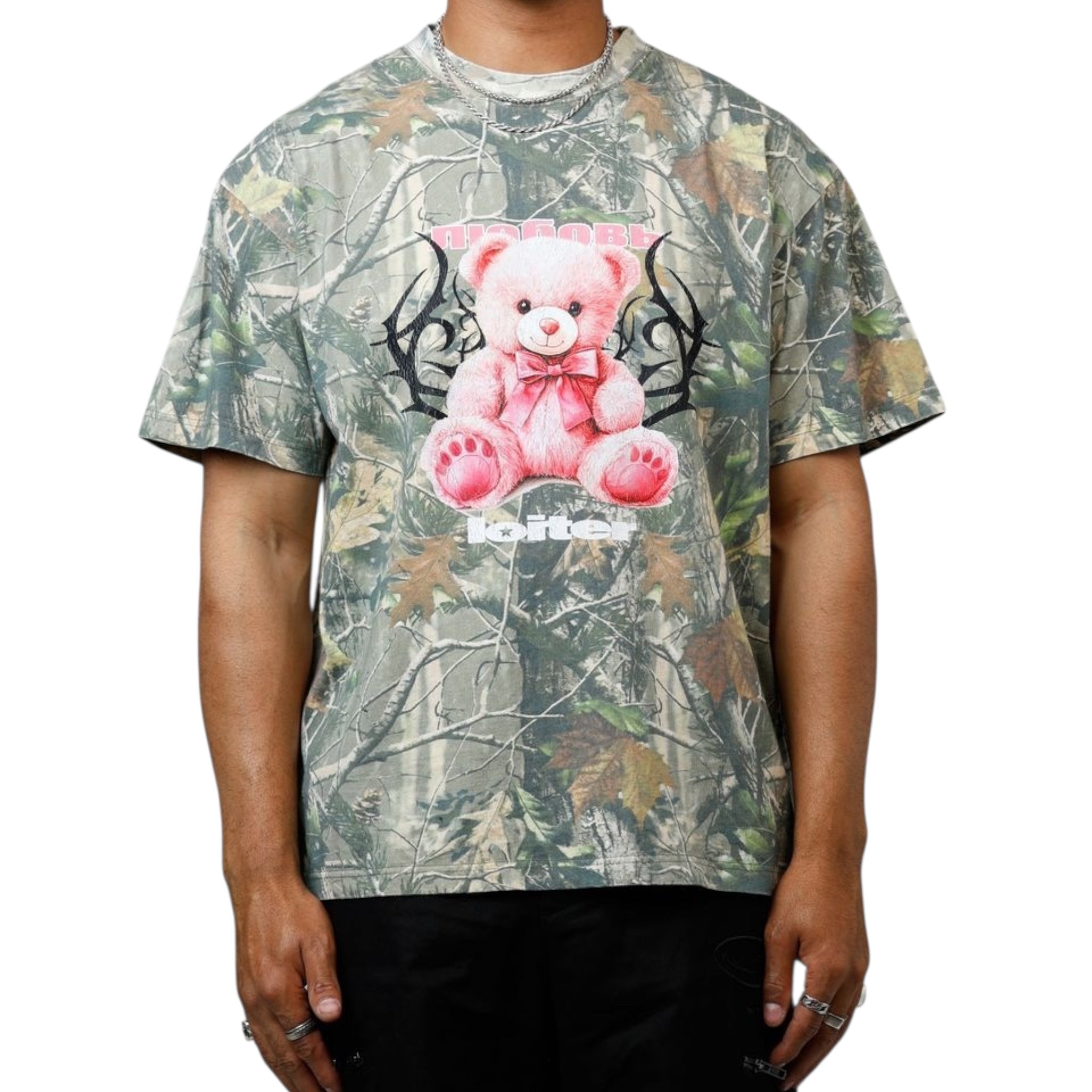Loiter "Care" Vintage Camo T-Shirt