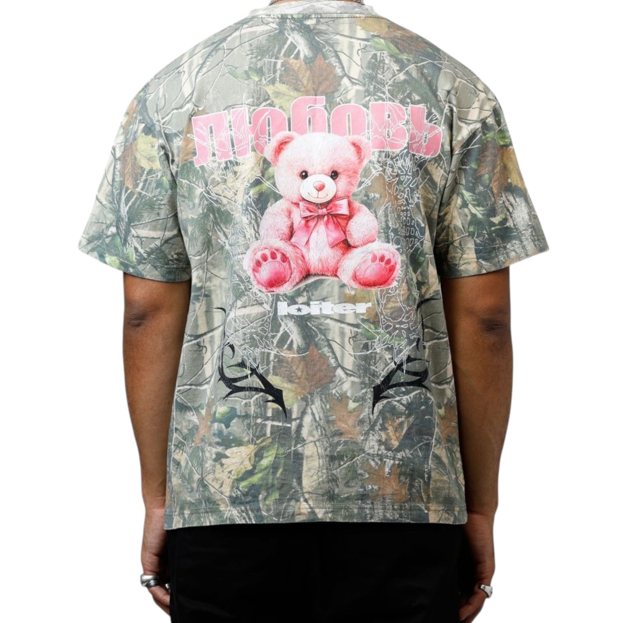 Loiter "Care" Vintage Camo T-Shirt