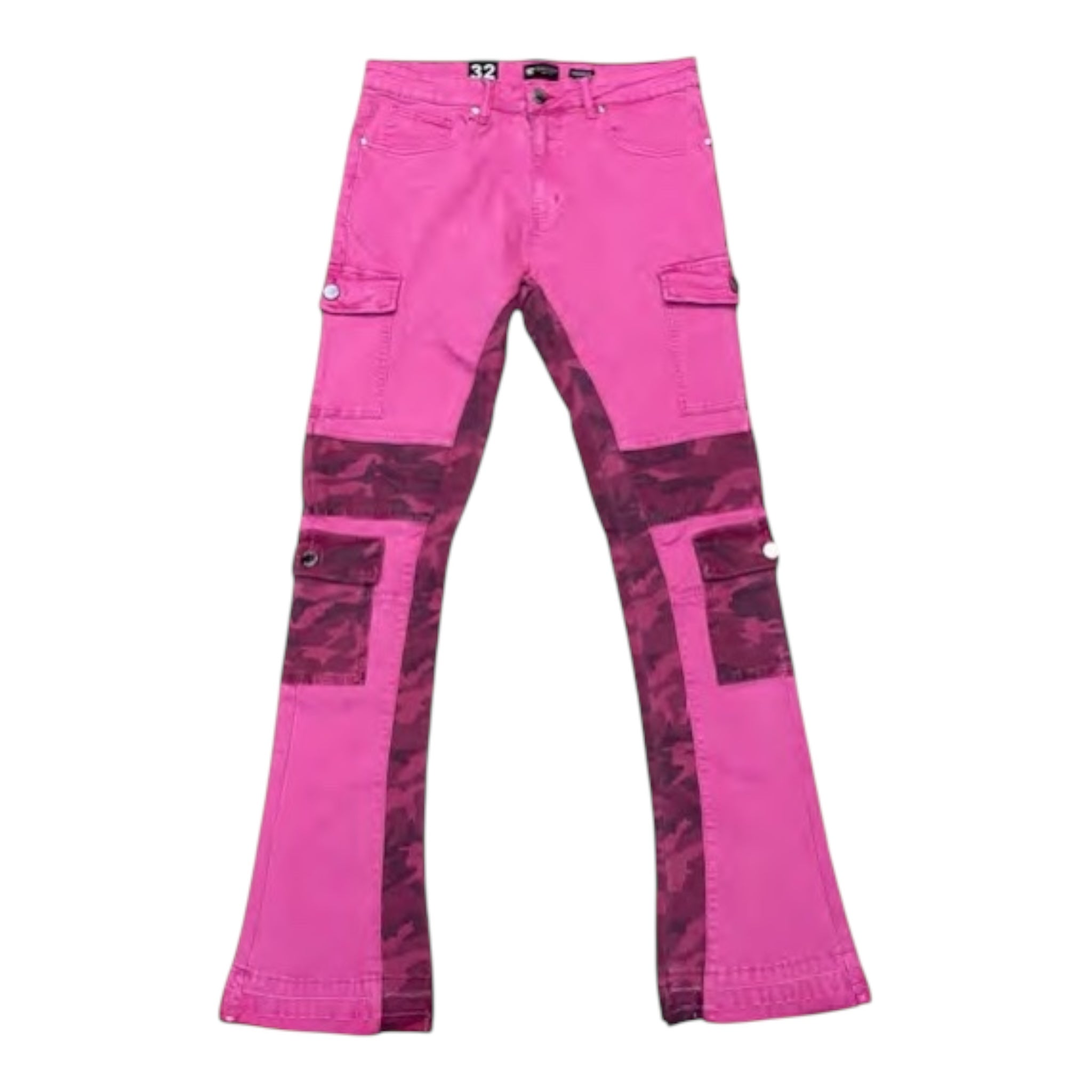 Waimea "Pink Camo" Stacked Denim