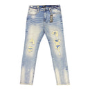 Preme "Distressed" Indigo Denim