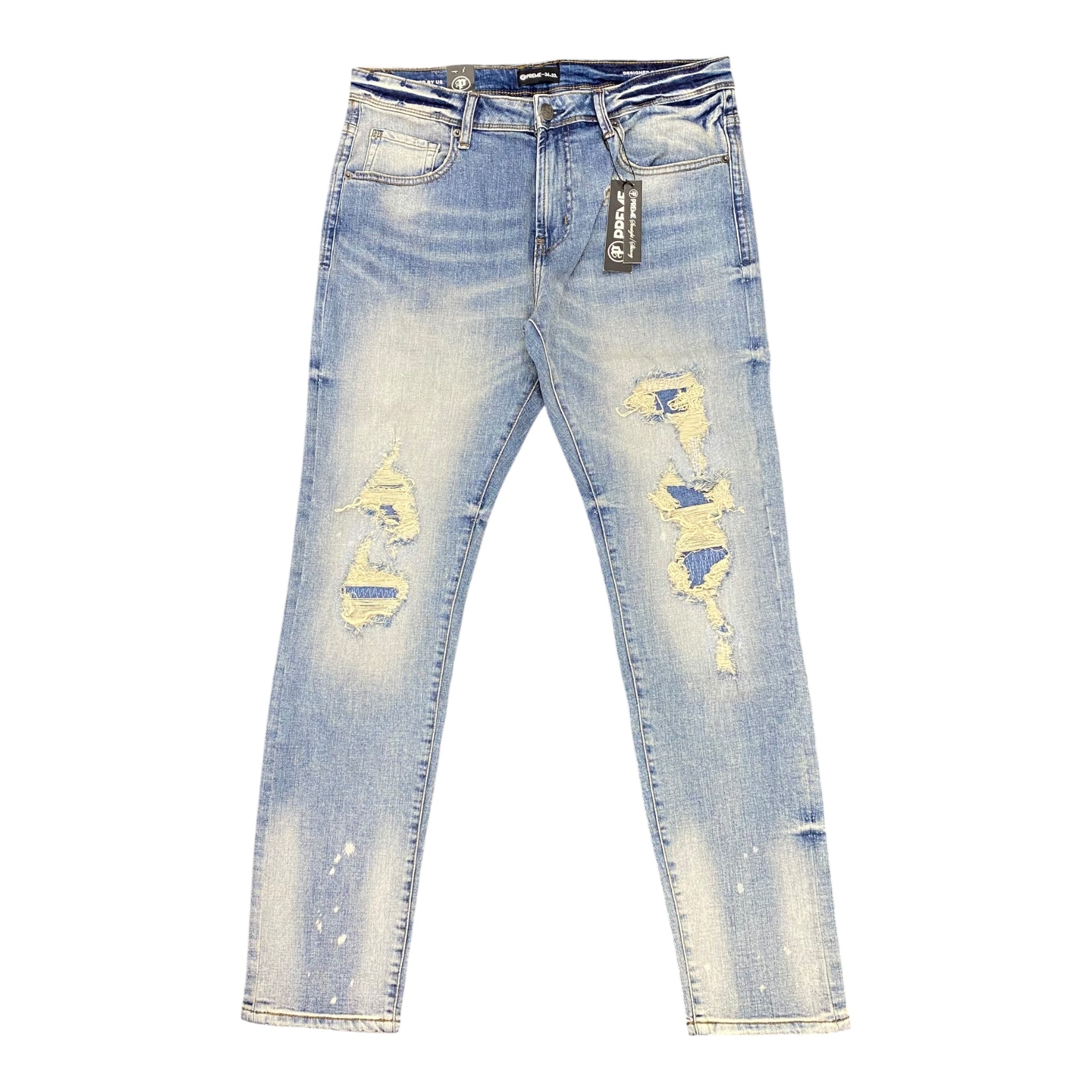 Preme "Distressed" Indigo Denim