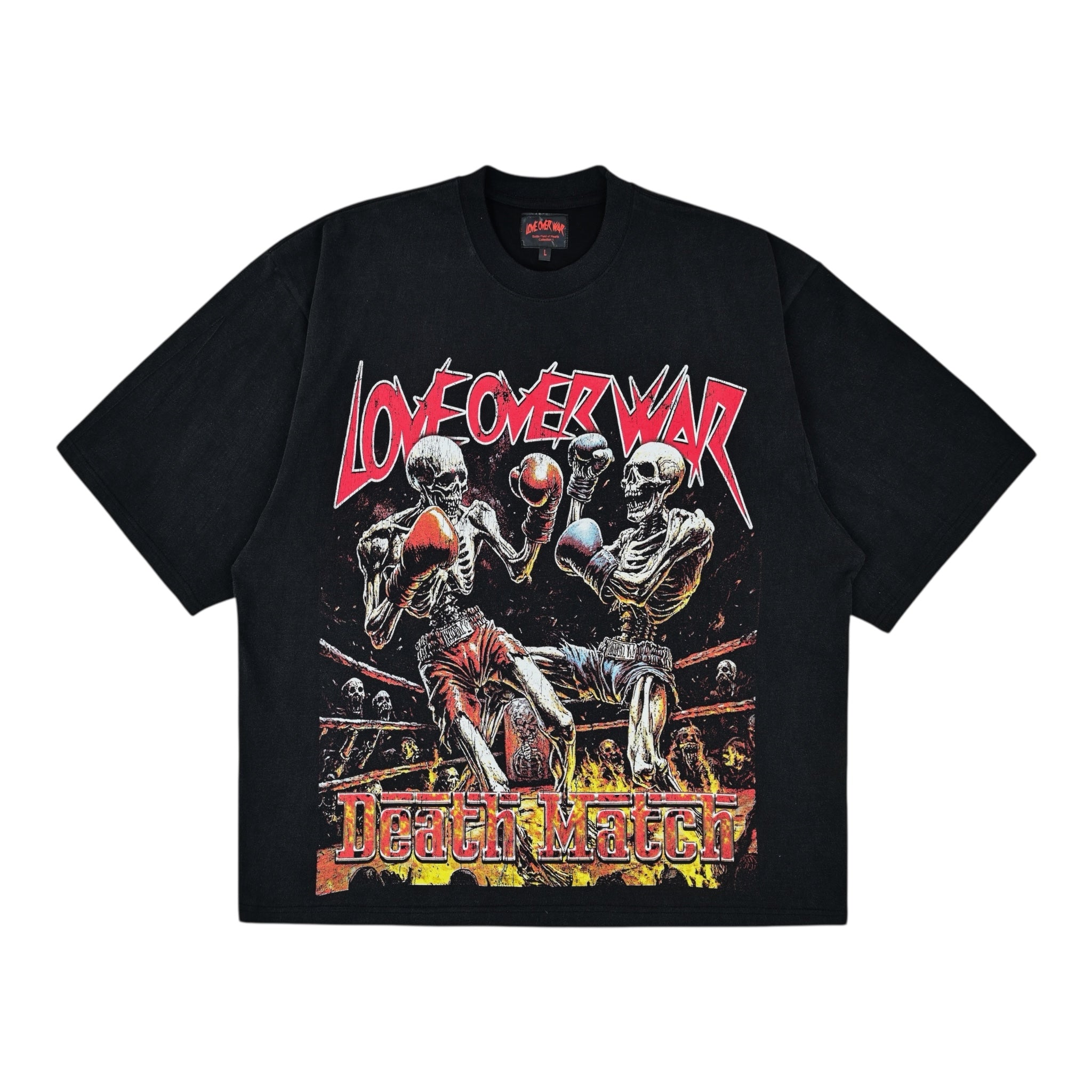 Love Over War "Death Match" T-Shirt (Oversized)