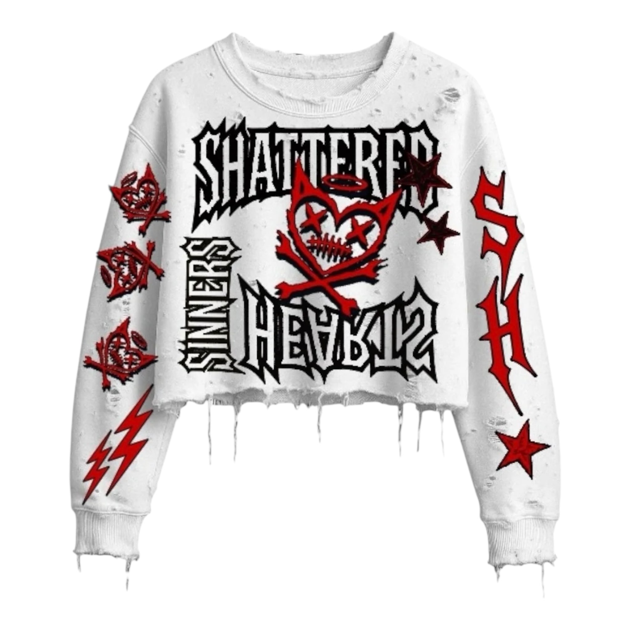 Shattered Hearts "Shattered Crew" Long Sleeve