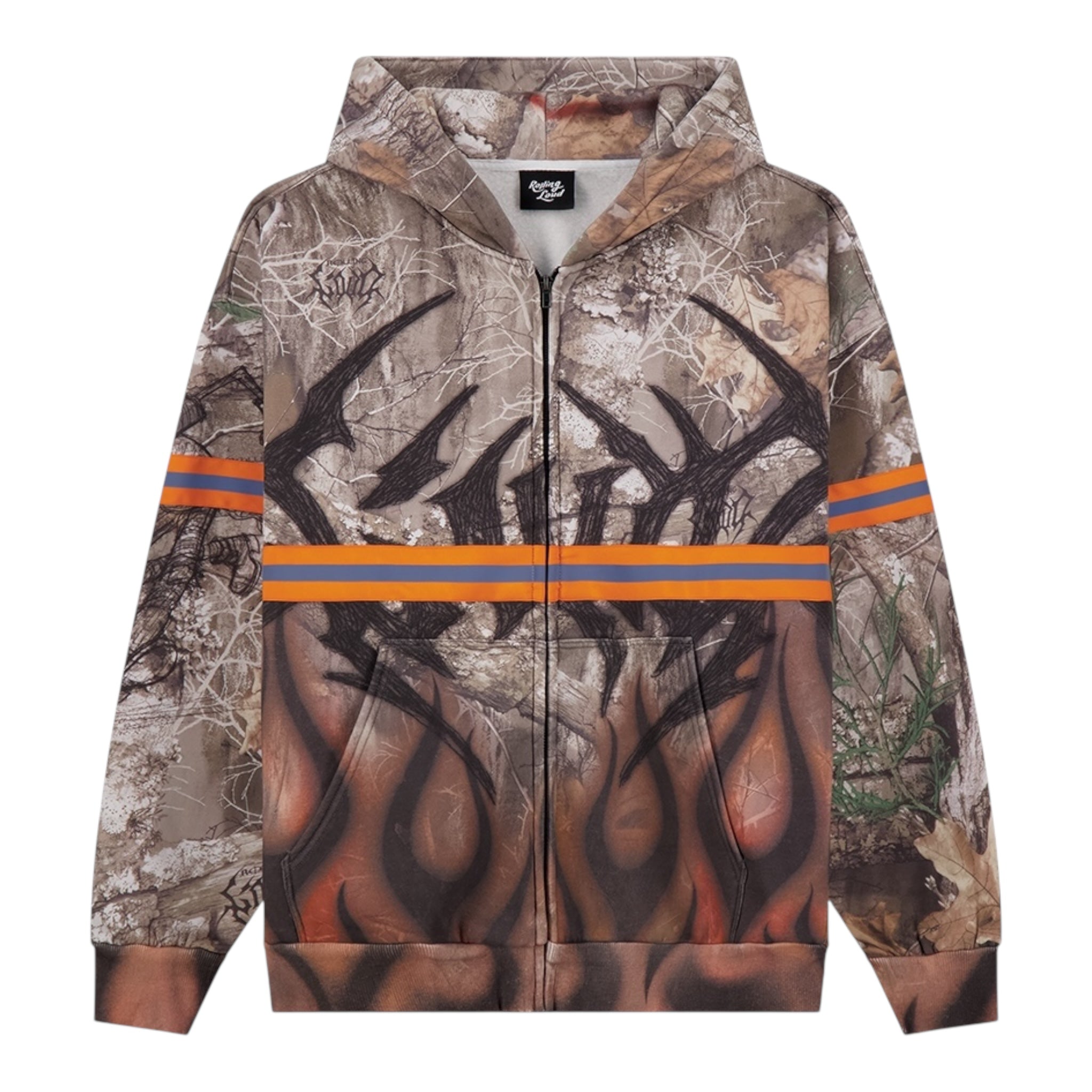 Rolling Loud "Loud Safety" Zip-Up Hoodie