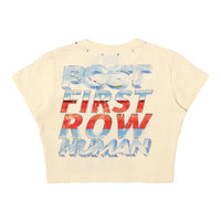 First Row "New Born" Women’s Cropped T-Shirt