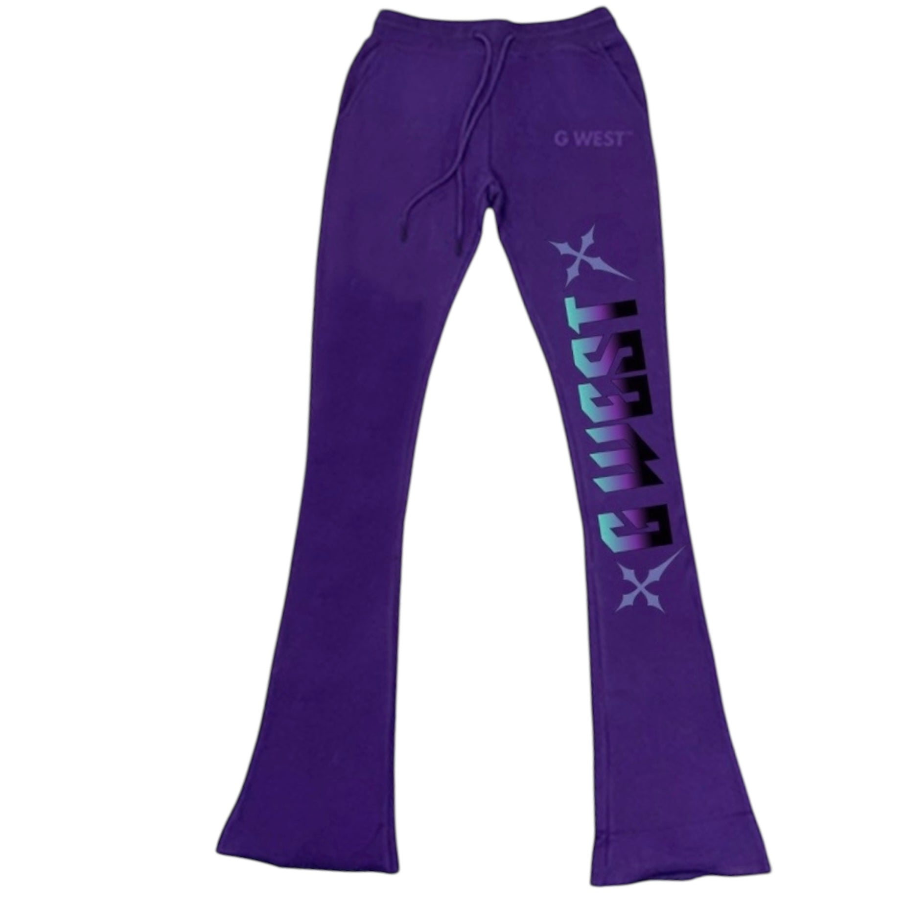 G-West "Blessing" Stacked Flared Sweatpants