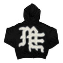 Mixed Emotion "End" Rhinestone Hoodie