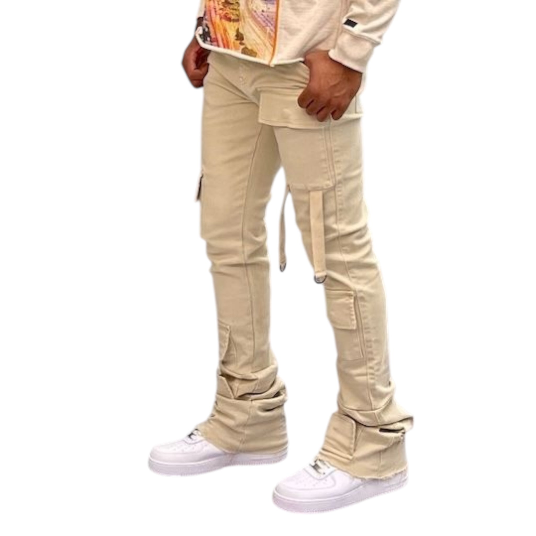 Si Tu Veux "Gunna" Stacked Jeans