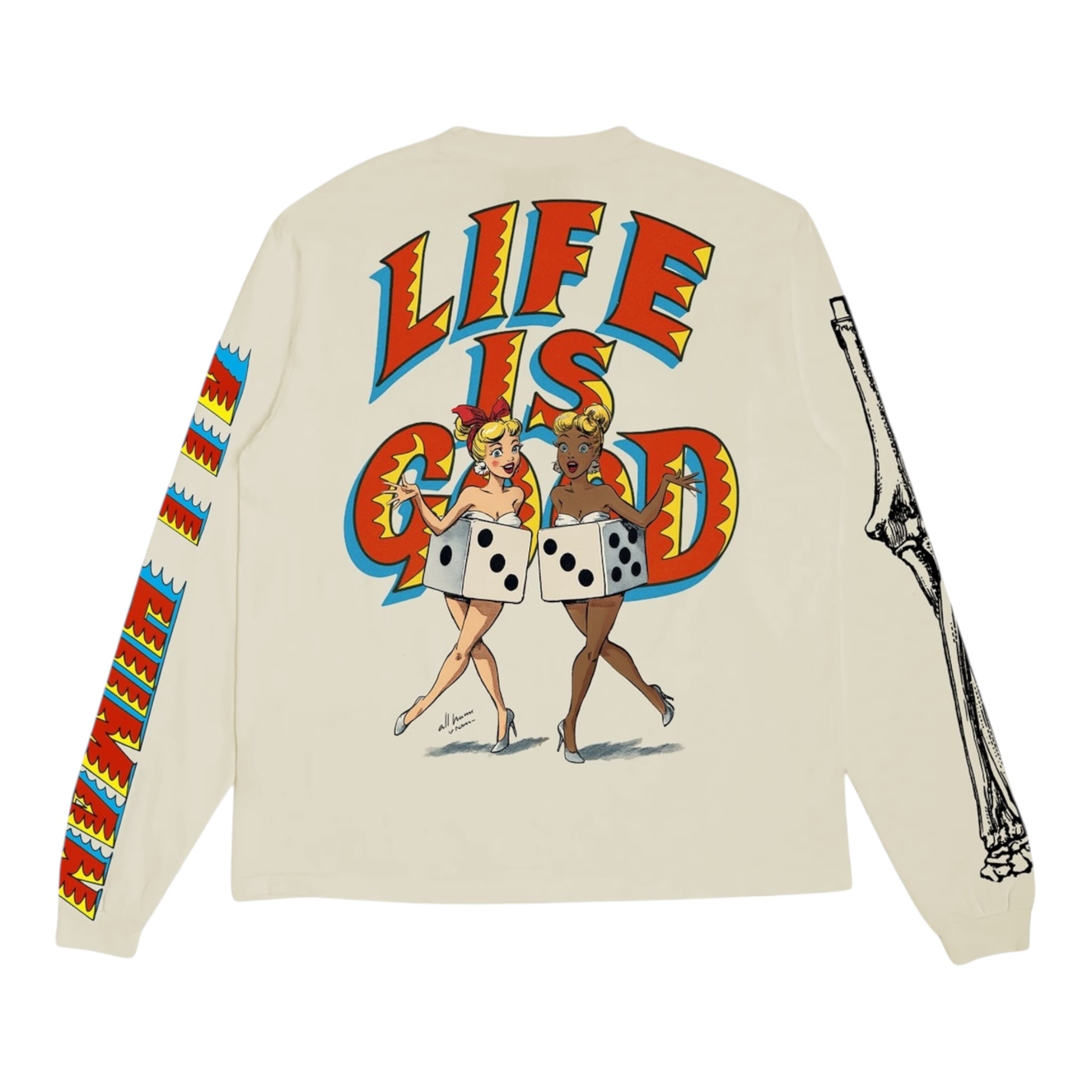 All Human "Roll in Peace' Long Sleeve T-Shirt