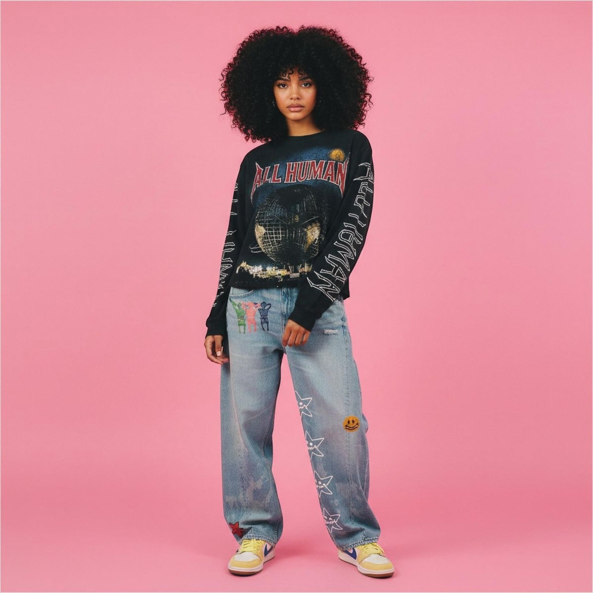 All Human "Worlds Fair" Long Sleeve Tee