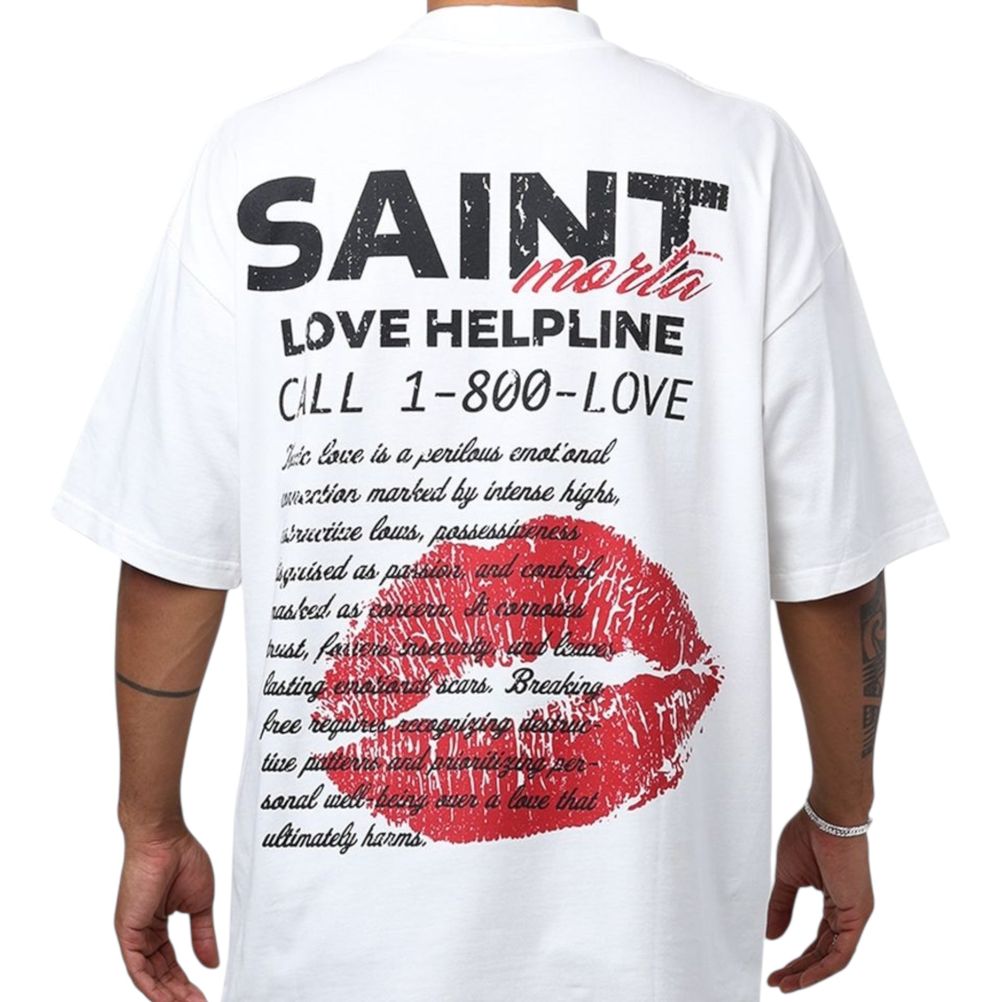 Saint Morta "Love Helpline" T-Shirt