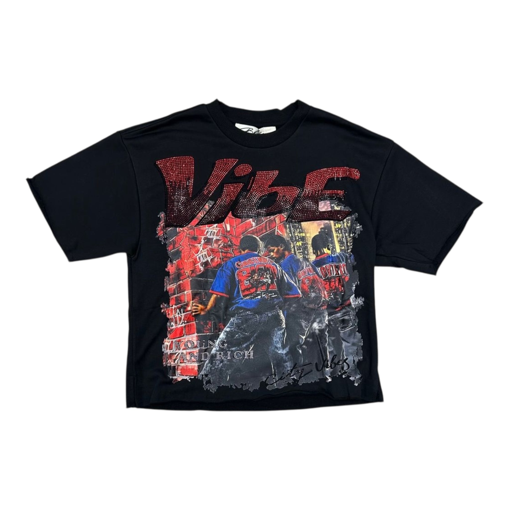 BKYS "Vibe" Rhinstone T-Shirt