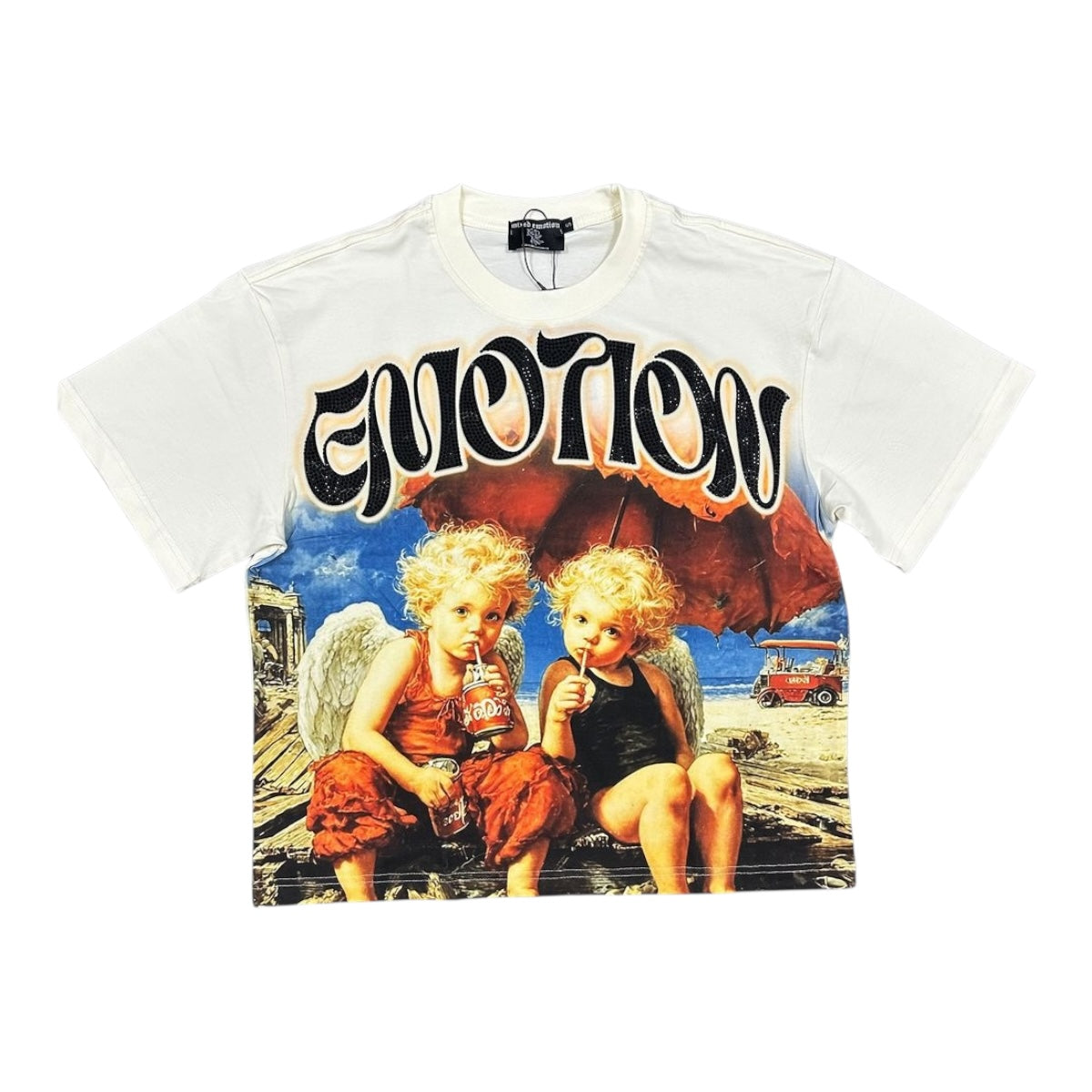 Mixed Emotion "Twin" Rhinestone T-Shirt