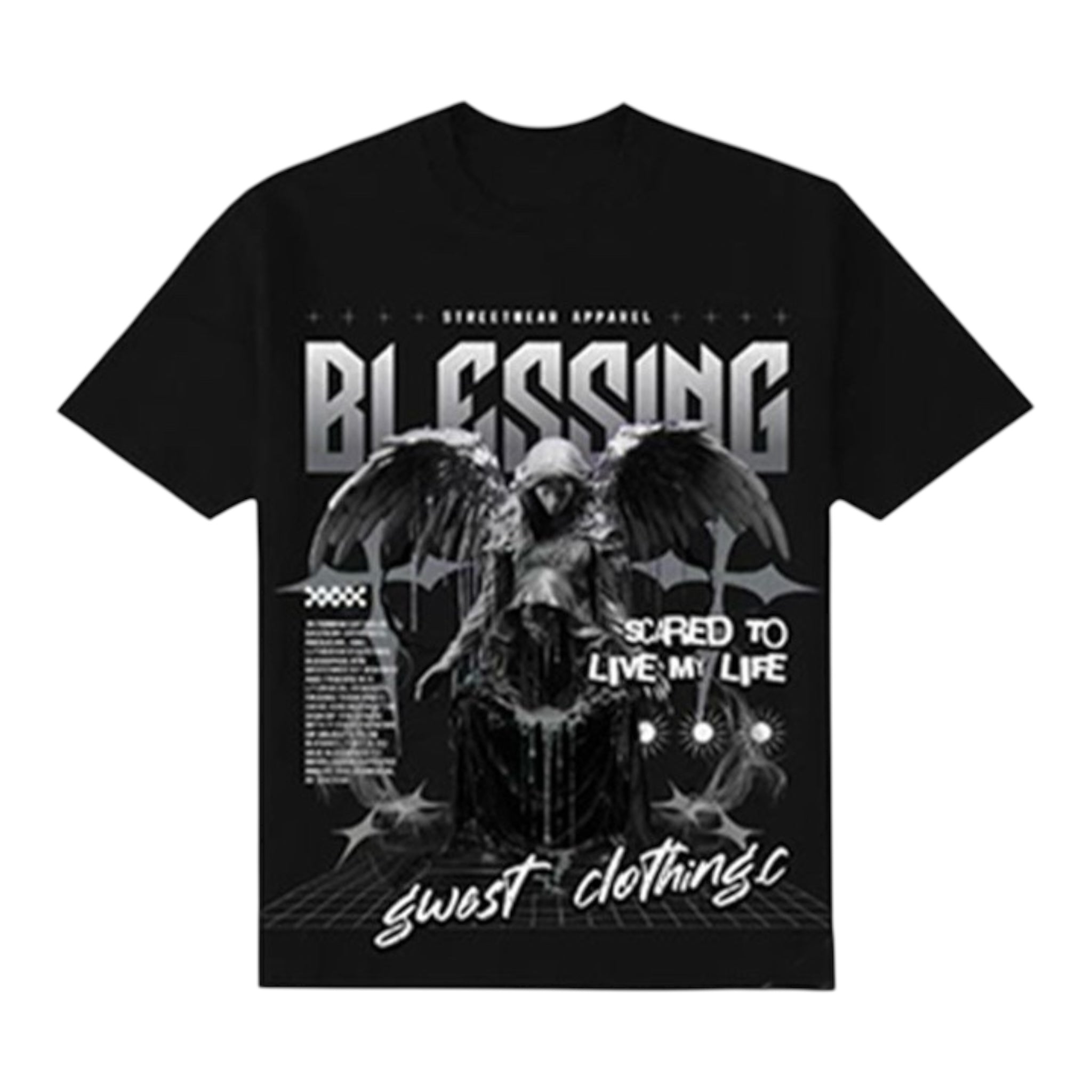 G-West "Blessing" Rhinestone T-shirt