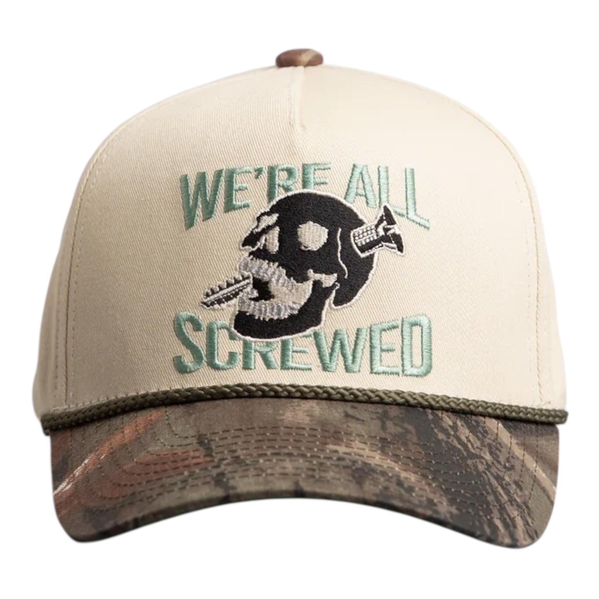 Field Grade "We're All Screwed" Camo Hat