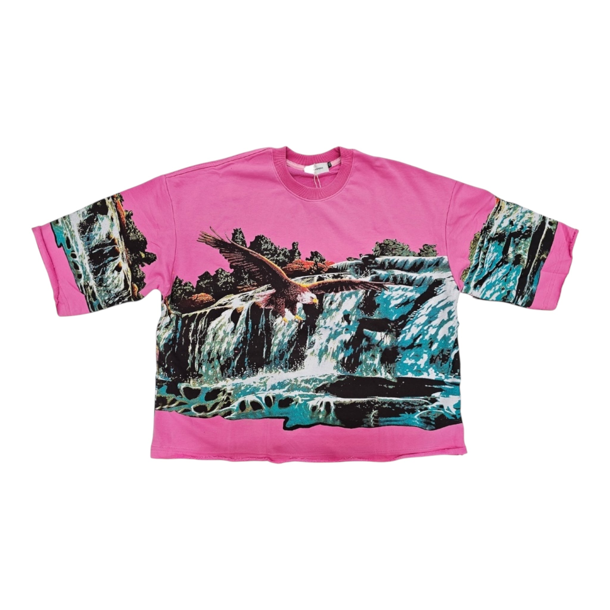 AMGM "River Run" Cropped T-Shirt