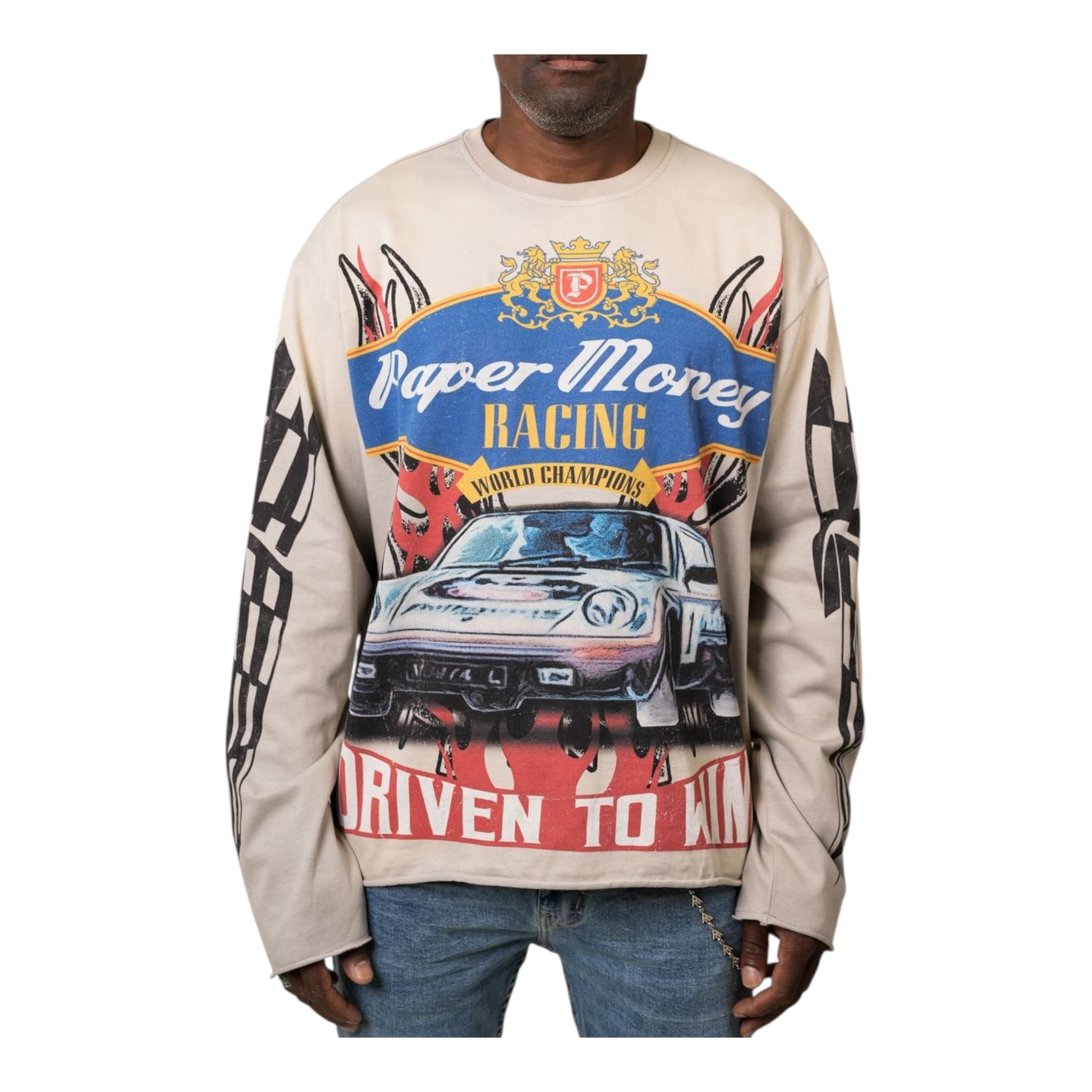 Paper Money "Driven to Win" Long Sleeve T-Shirt