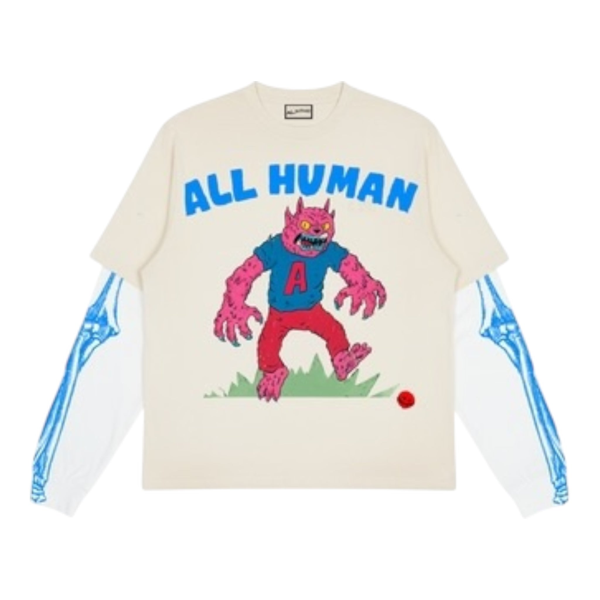 All Human "Super Gremlin" Long Sleeve T-Shirt