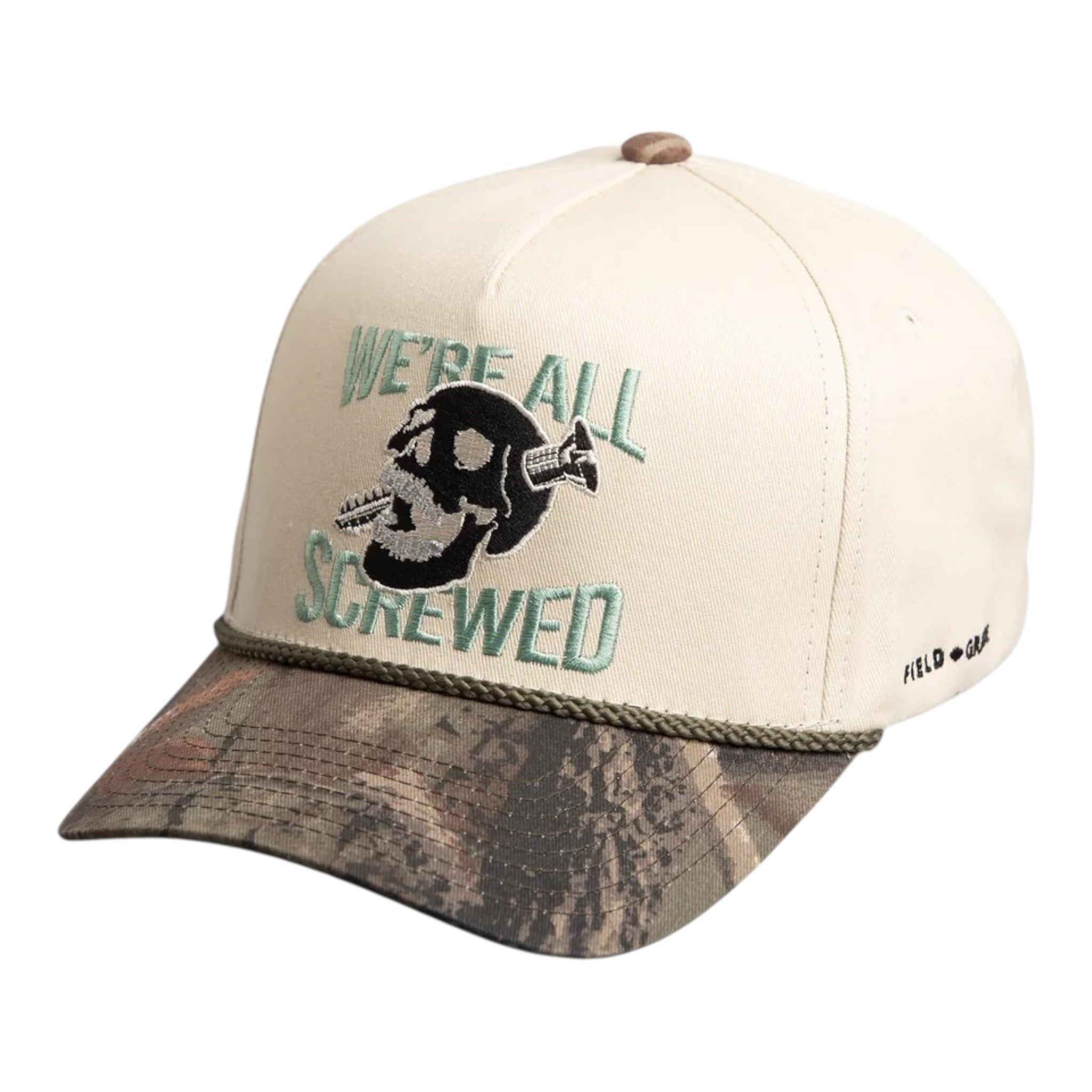 Field Grade "We're All Screwed" Camo Hat