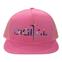 Digital "Signature" Rhinestone Hat