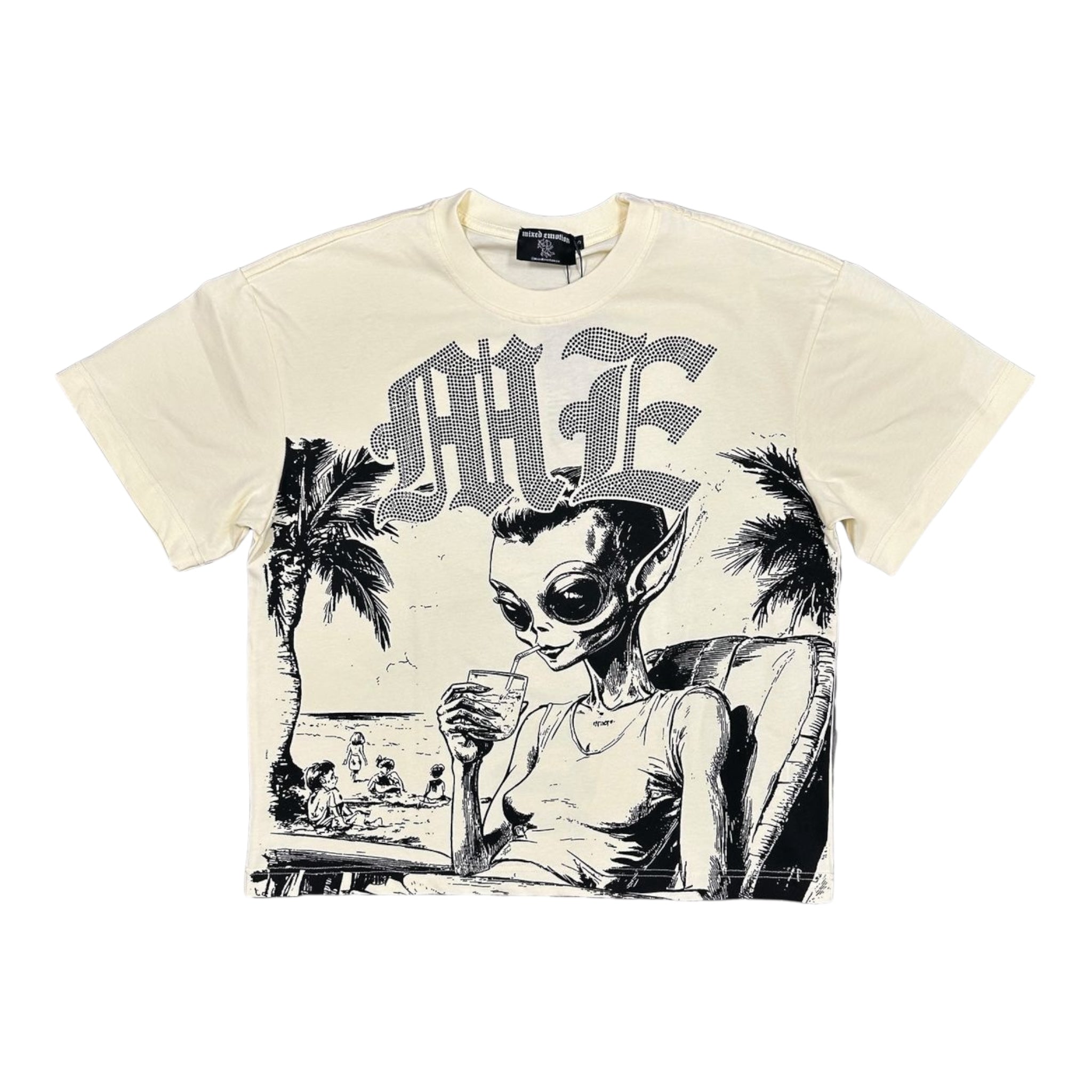 Mixed Emotion "Beach" Rhinestone T-Shirt
