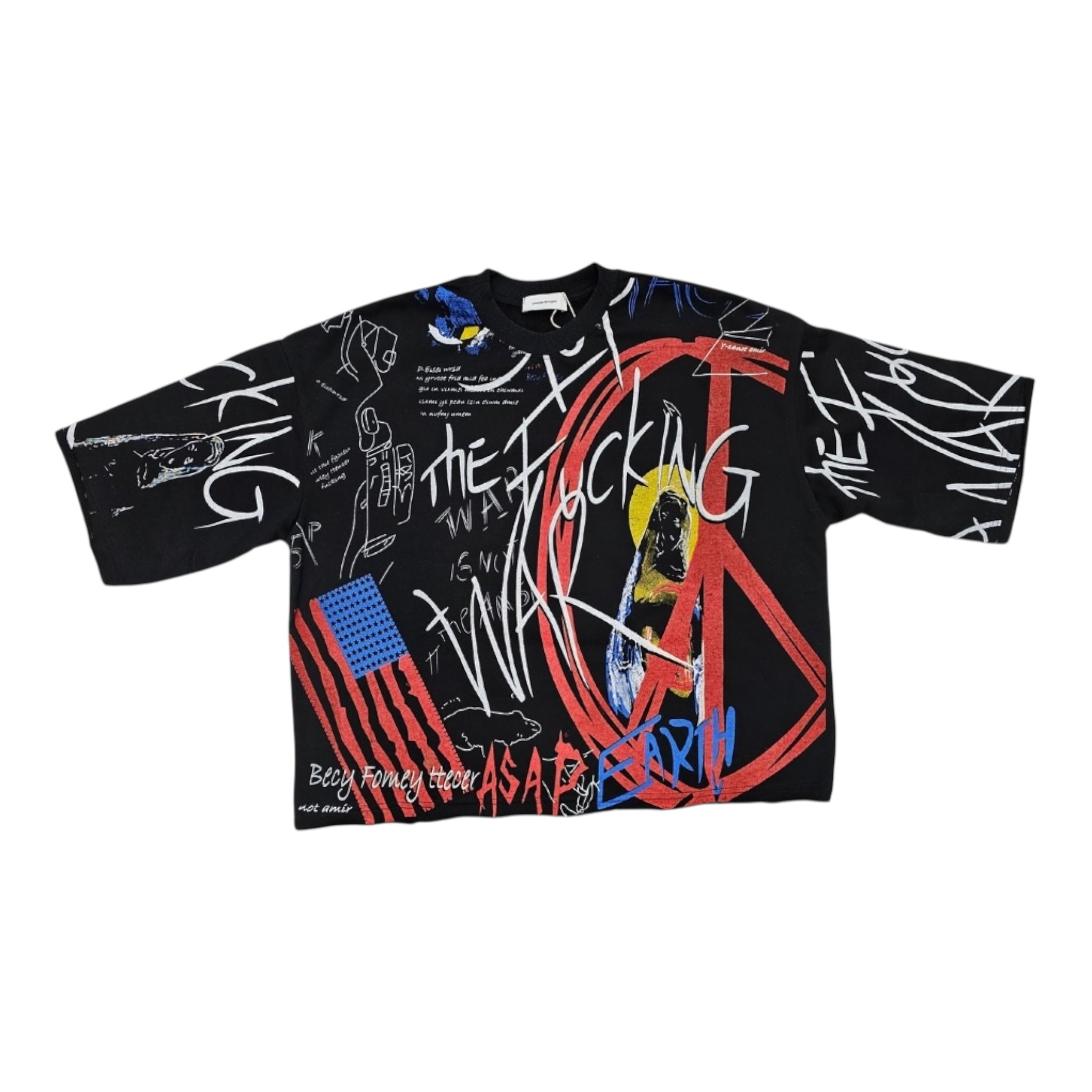 AMGM "War" Cropped T-Shirt