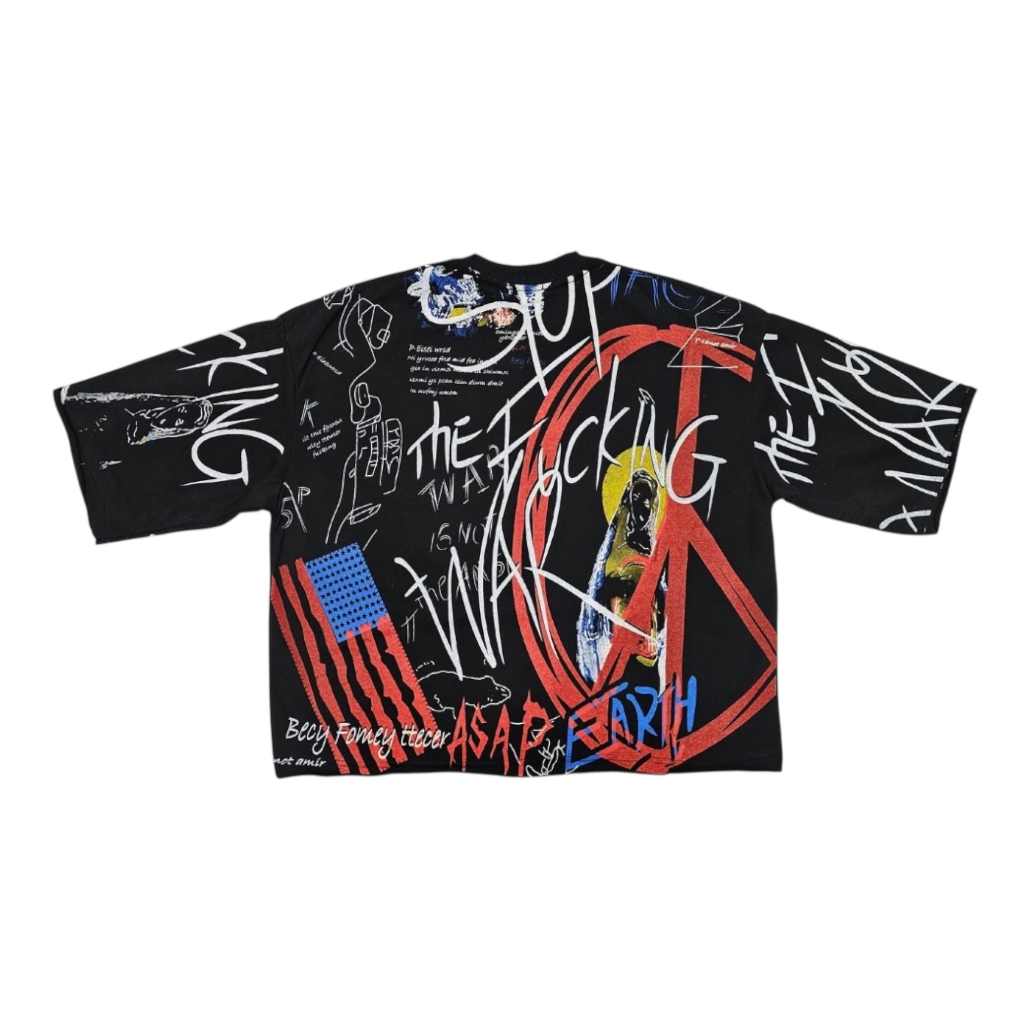 AMGM "War" Cropped T-Shirt