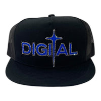 Digital "Signature" Rhinestone Hat