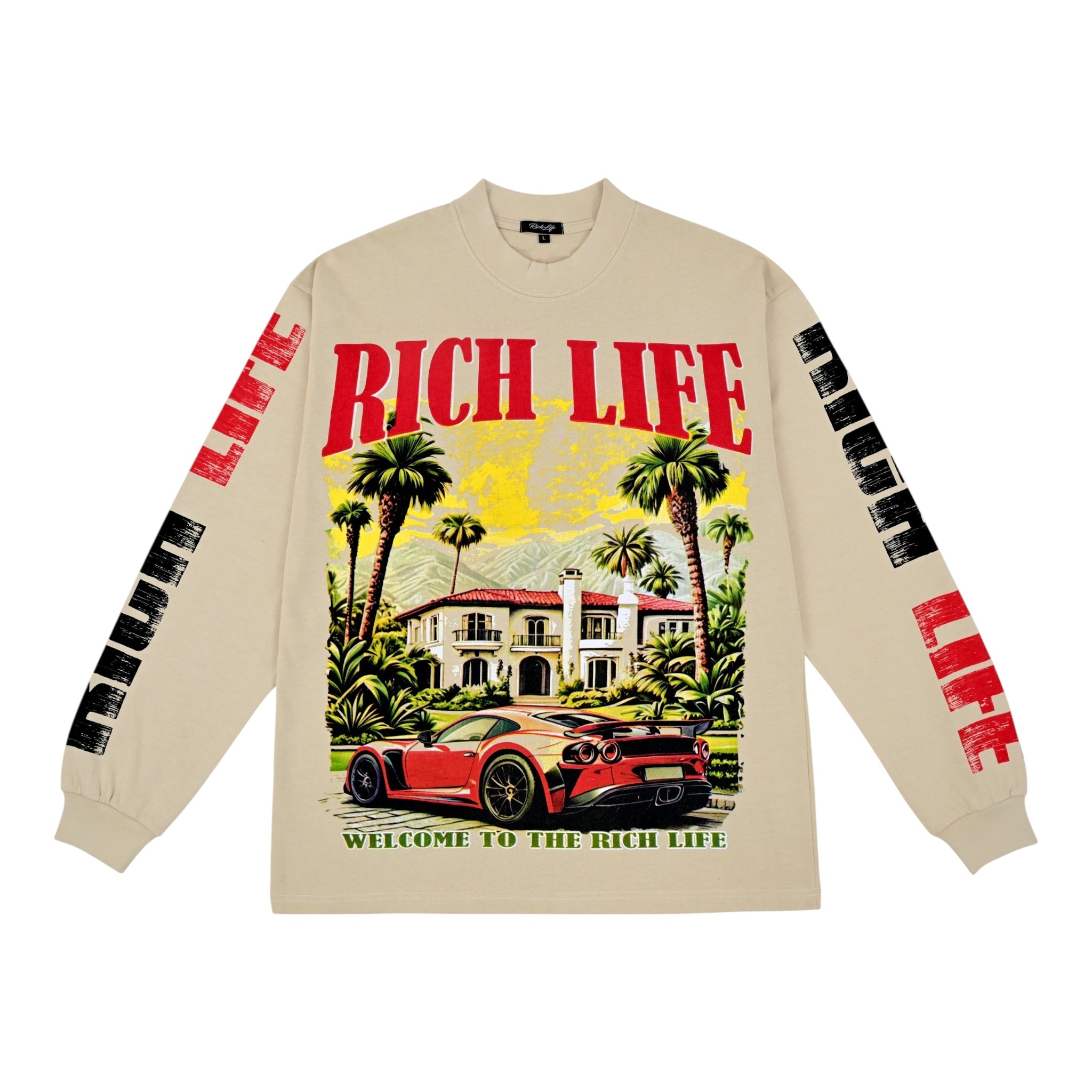 Rich Life "Monaco" Long Sleeve T-Shirt