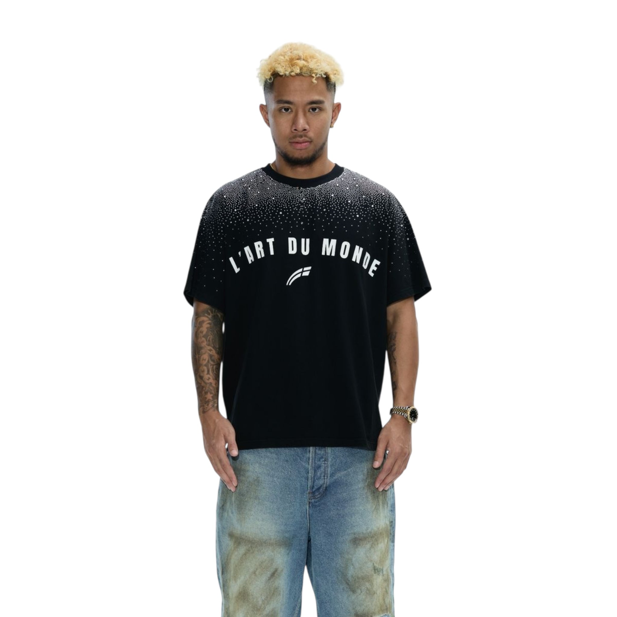 RVS Labs "Astral" Rhinestone T-Shirt