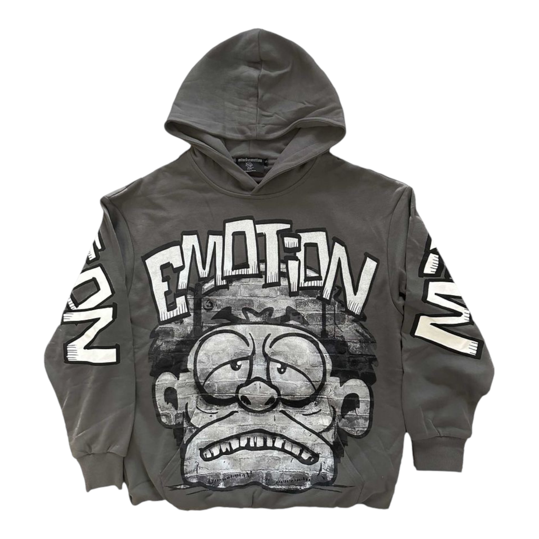 Mixed Emotion "Monster" Cropped Hoodie