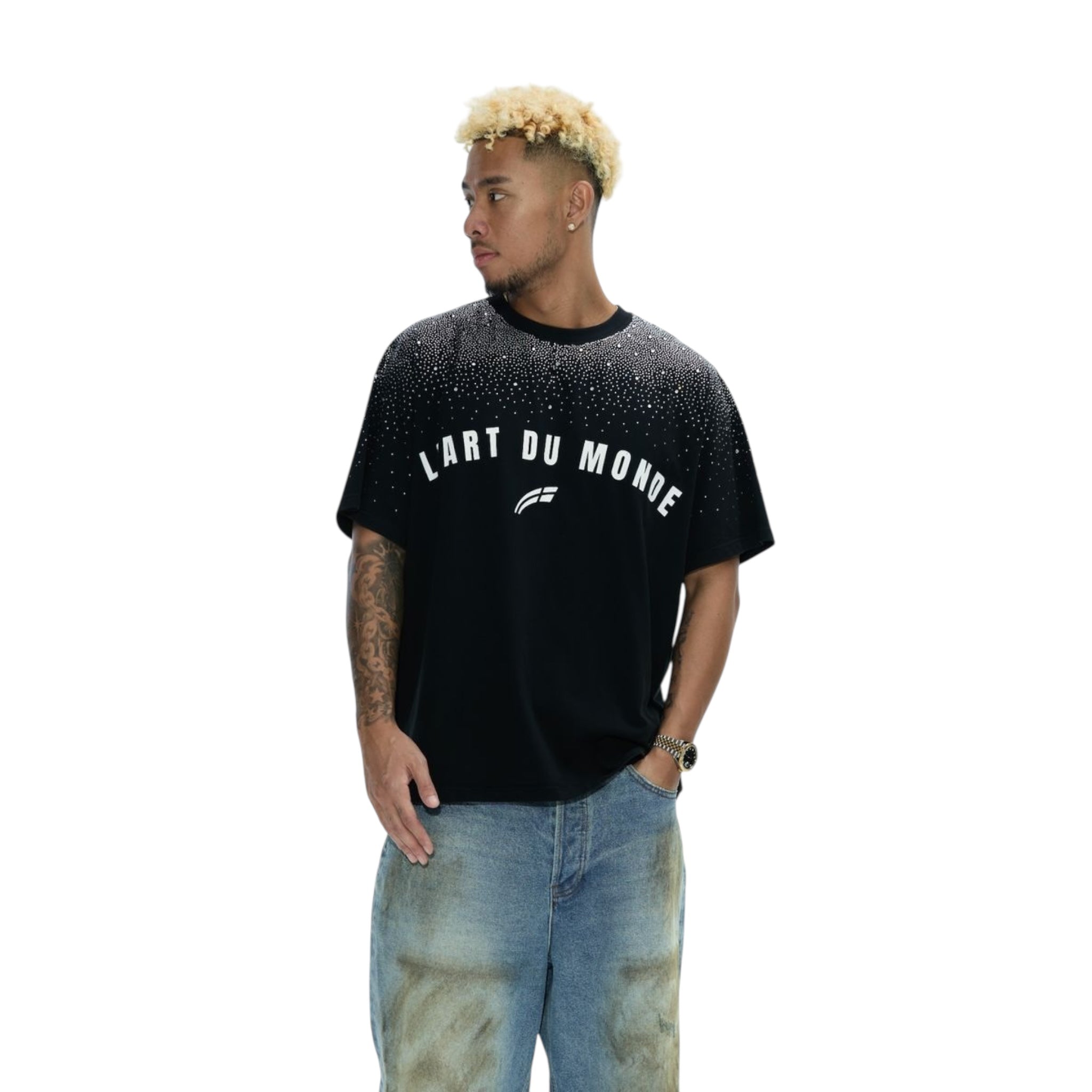 RVS Labs "Astral" Rhinestone T-Shirt