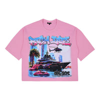Rich Life "Yacht Party" Cropped T-Shirt