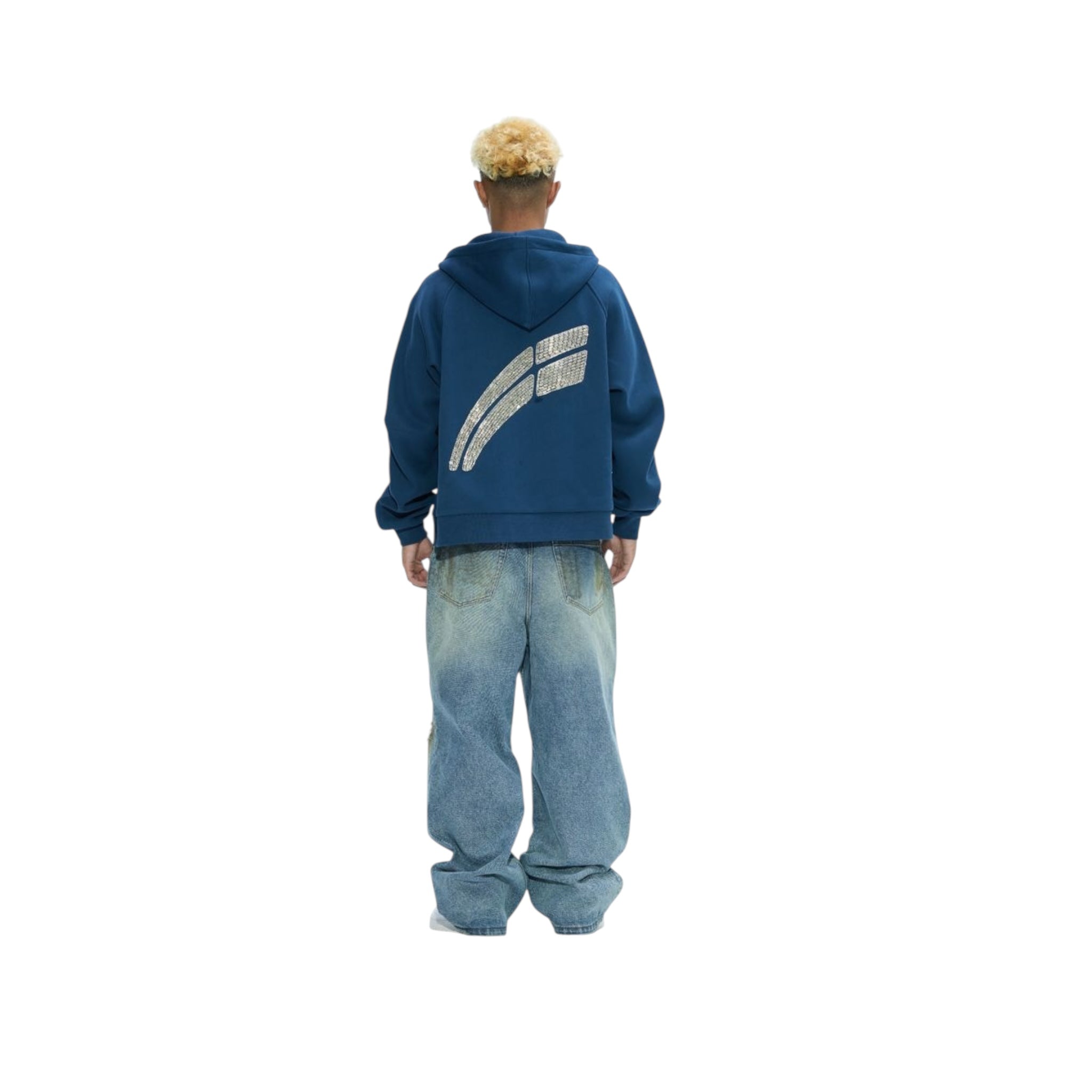 RVS Labs "Etoile" Rhinestone Hoodie
