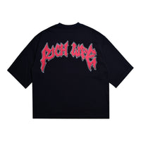 Rich Life "Hustle Hard" Rhinestone T-Shirt
