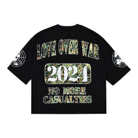 Love Over War "Commando" Cropped T-Shirt