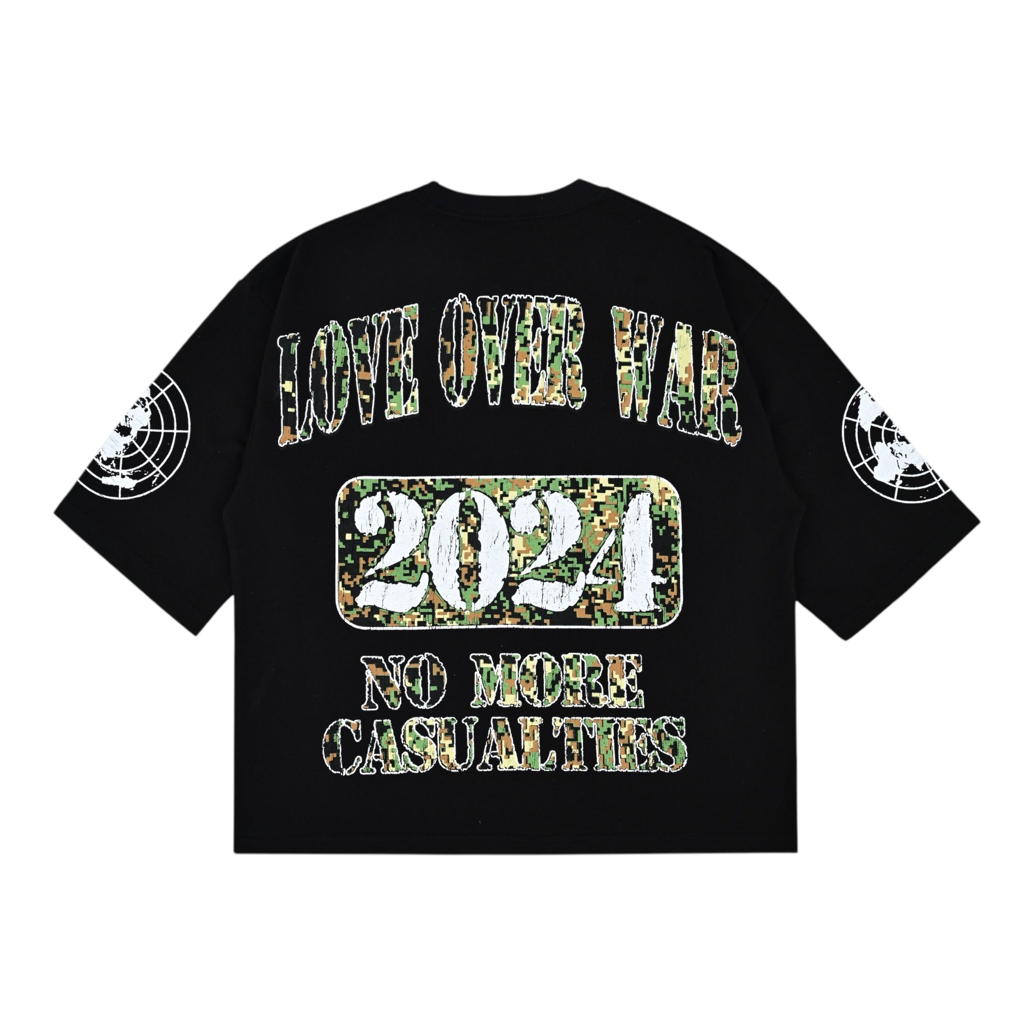 Love Over War "Commando" Cropped T-Shirt