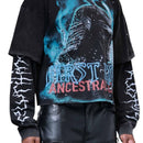 First Row "Silent Sentinel" Long Sleeve Layered T-Shirt
