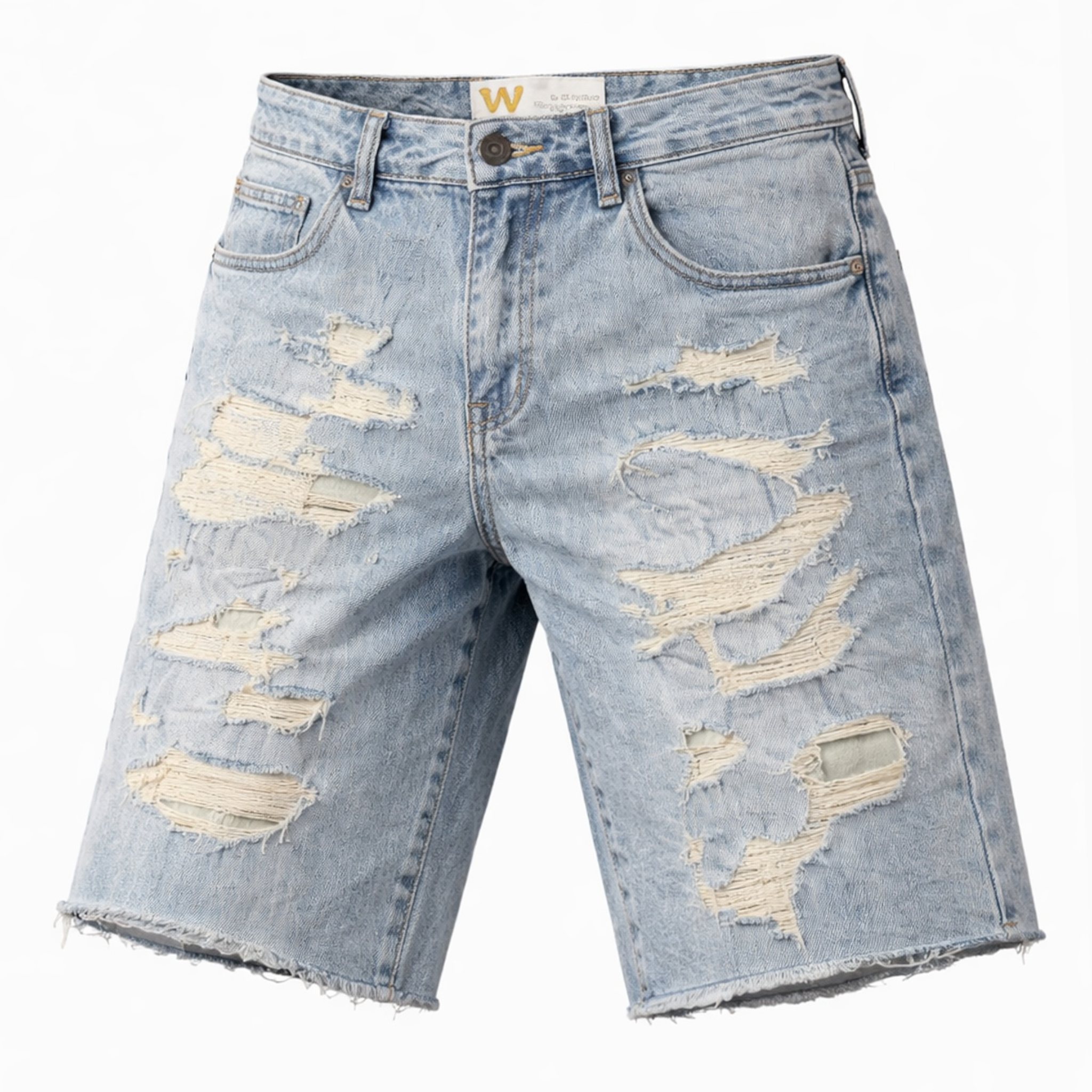 Waimea "Distressed" Denim Shorts