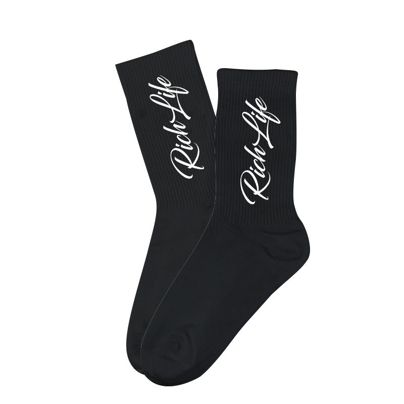 Rich Life Vertical Socks